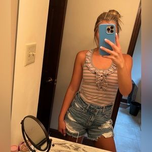 Striped Xilharation Tank Top